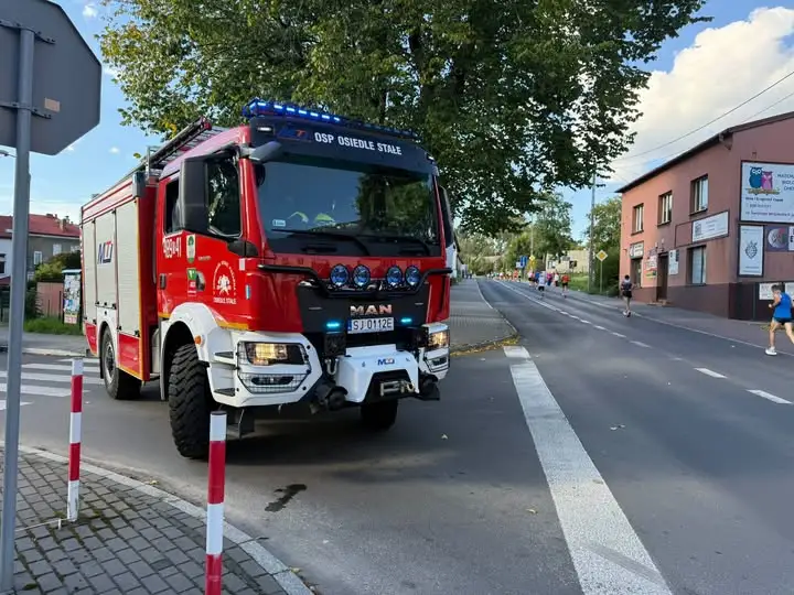 Strażacy ochotnicy z 489s41 zabezpieczali trasę 30. Międzynarodowego Biegu Ulicznego