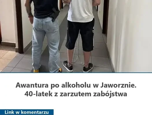 Awantura po alkoholu w Jaworznie. 40-latek z zarzutem zabójstwa 69-latka