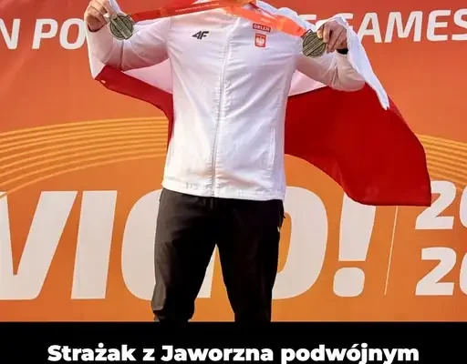 Strażak z Jaworzna zdobył dwa złote medale na Europejskich Igrzyskach Służb Mundurowych w Hiszpanii