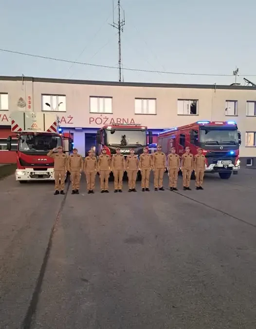 Strażacy w całym kraju oddali hołd poległym kolegom z Niska