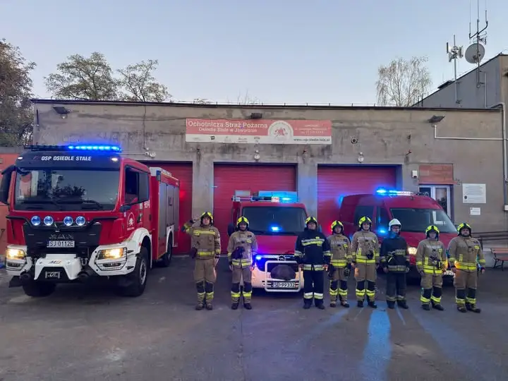 Strażacy w całej Polsce oddali hołd zmarłym kolegom z Niska