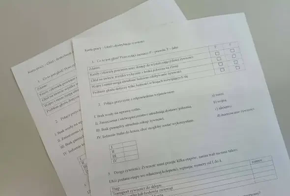 Uczniowie z gminy poznawali przyczyny głodu na świecie