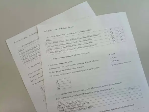 Uczniowie z gminy poznawali przyczyny głodu na świecie