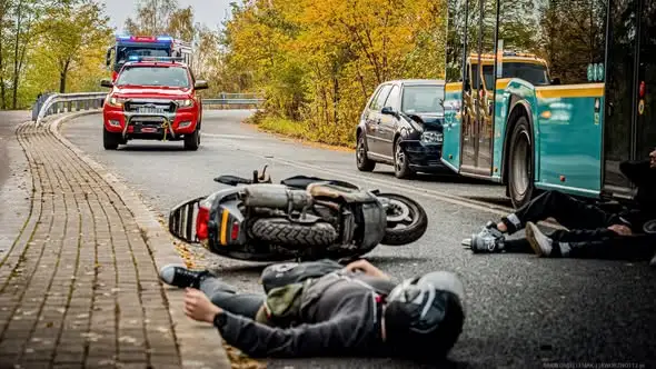 Jaworzno: strażacy z OSP ćwiczyli działania przy wypadku masowym z 20 poszkodowanymi