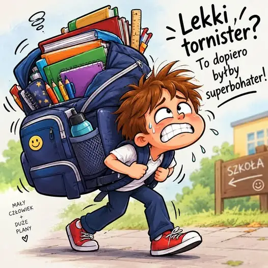 Akcja „Lekki tornister” w SP3 Jaworzno: uczniowie ważyli plecaki