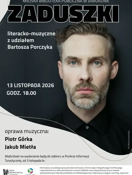 Zaduszki literacko-muzyczne w Jaworznie: „Dziady” z muzyką na żywo